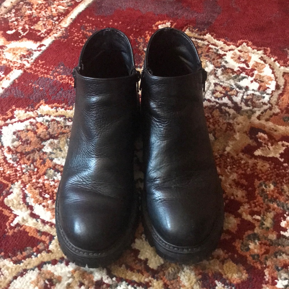 Italian leather boots